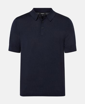 Knitted polo shirt