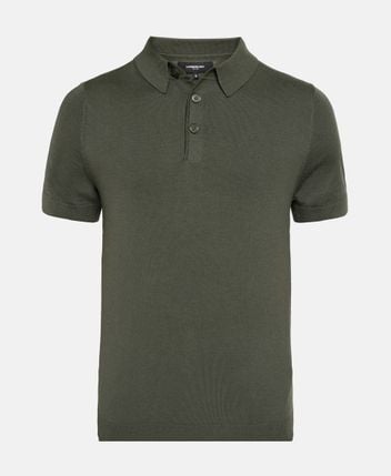 Knitted polo shirt