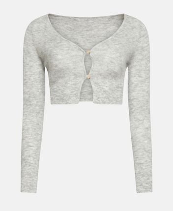 Wool-blend cardigan