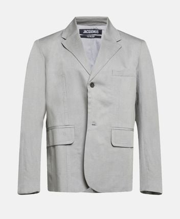 Linen-blend suit jacket Bacio