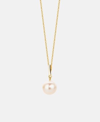 Necklace with pearl pendant