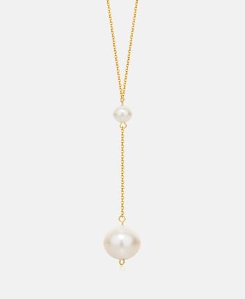 Necklace with pearl pendant