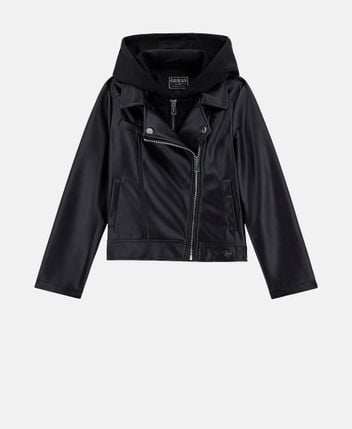 Leather-look jacket
