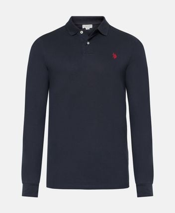 Long-sleeved polo shirt