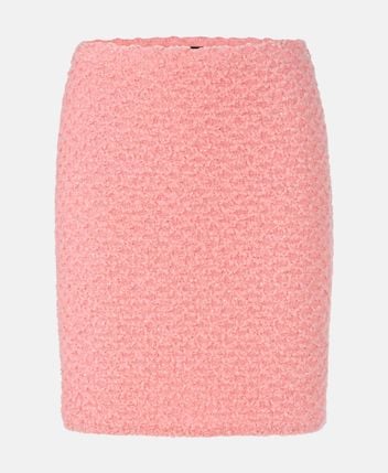 Wool-blend skirt