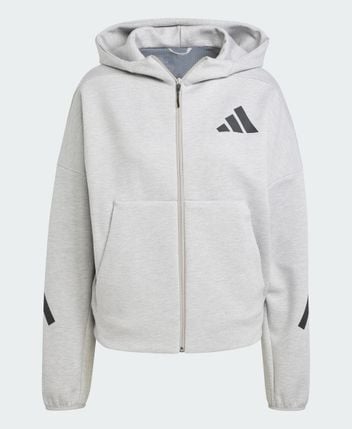 Hooded sweat jacket