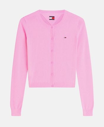 Fine-knit cardigan