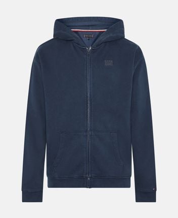 Hooded sweat jacket