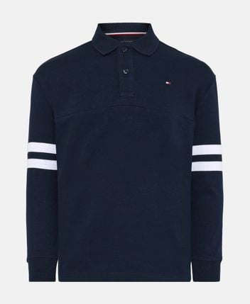 Long-sleeved polo shirt