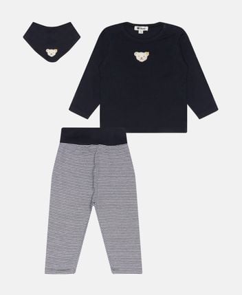 Shirt, leggings and bib set