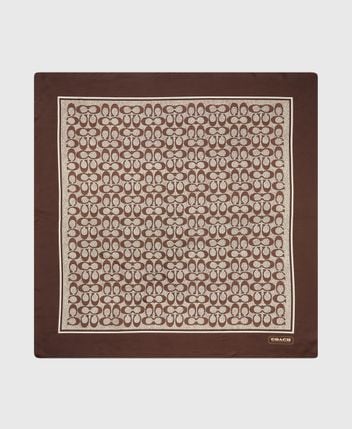 Silk square scarf