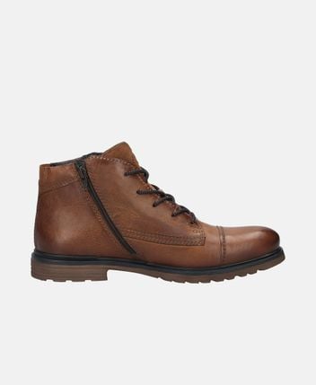 Lace-up ankle boot
