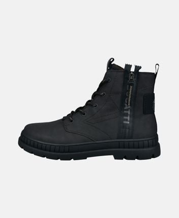 Lace-up ankle boot