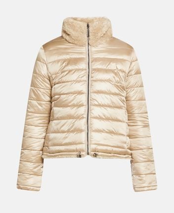 Reversible faux fur jacket