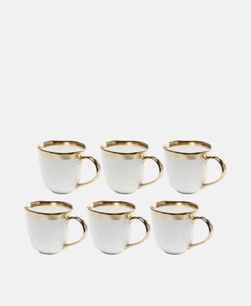 Cups, set of 6 Bell