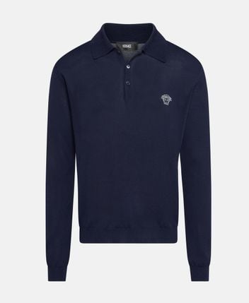 Knitted polo shirt