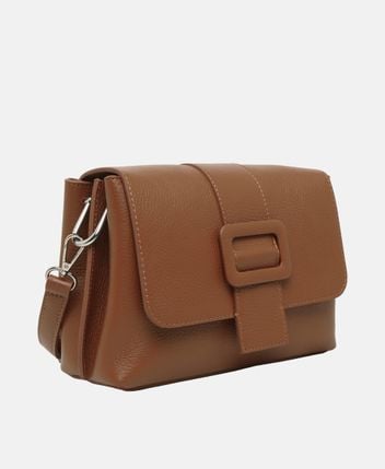 Leather cross body bag