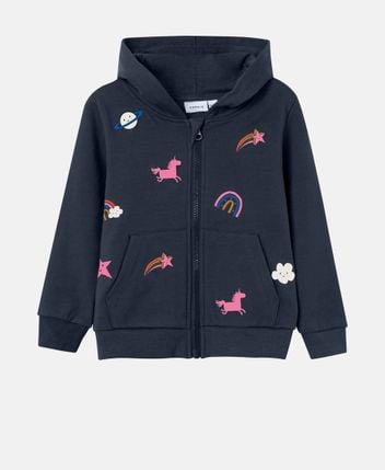 Hooded sweat jacket Nmfpulla