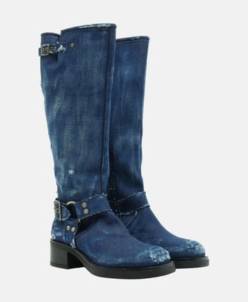 Calf boots MELBY.DENIM