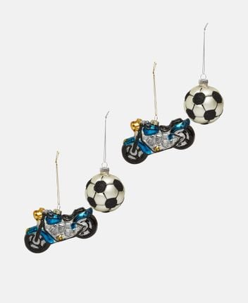 Christmas baubles, set of 4