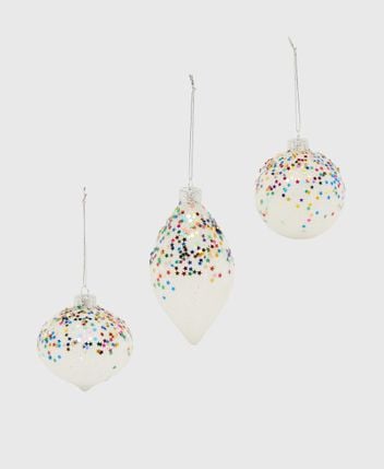 Christmas baubles, set of 6