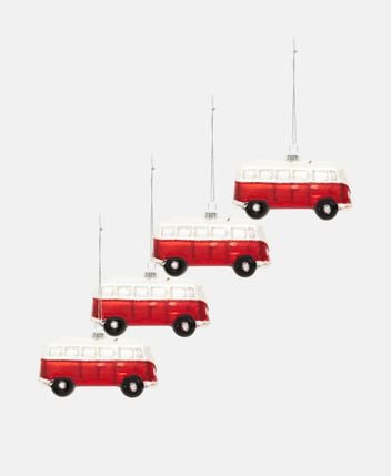 Christmas baubles, set of 4