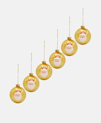 Christmas baubles, set of 6