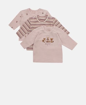 Long-sleeved top, pack of 3