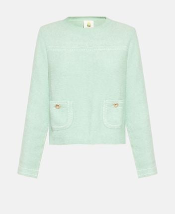 Wool-blend pullover