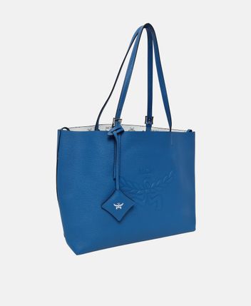 Leather shopper