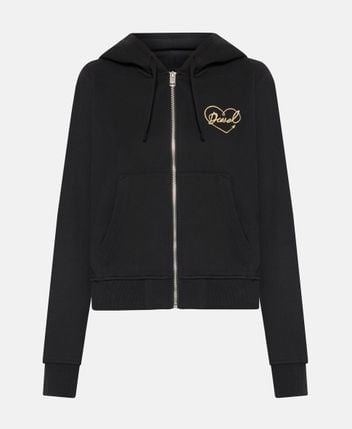 Hooded sweat jacket