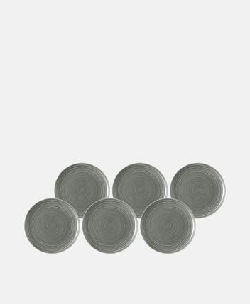 Serving plate, set of 6