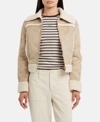 Faux fur jacket