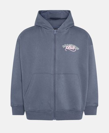 Hooded sweat jacket