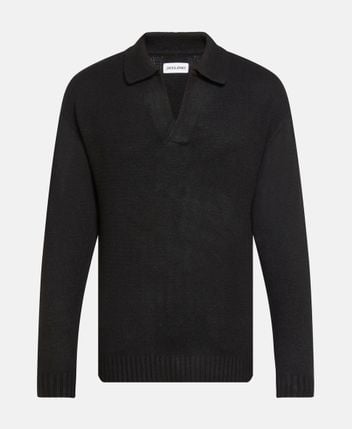 Knitted polo shirt