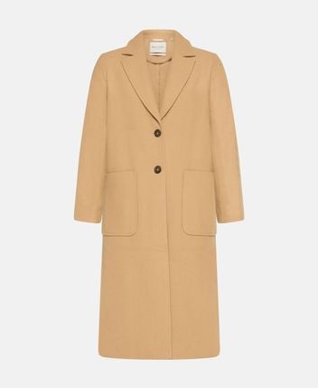Wool-blend coat