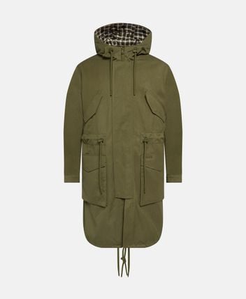 Double-layered down coat