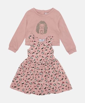 Dress and sweatshirt set