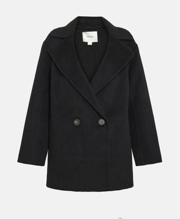 Wool-blend coat