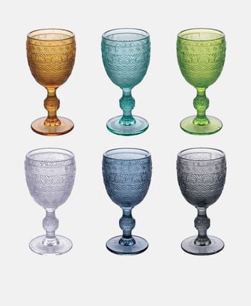 Wine glasses, set of 6