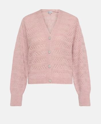 Wool-blend cardigan