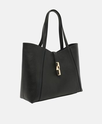 Leather shopper Goccia