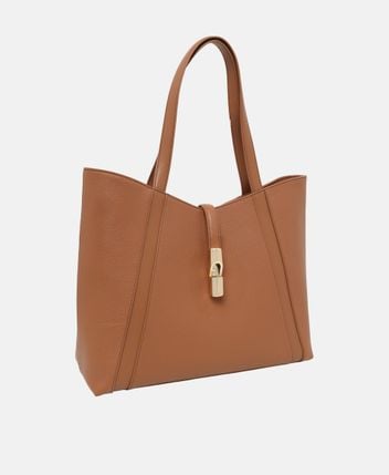 Leather shopper Goccia