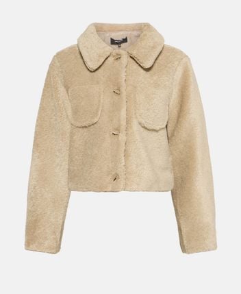 Faux fur jacket