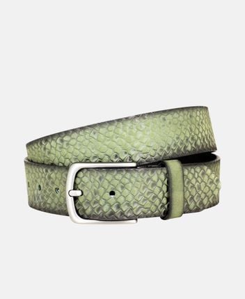Leather belt