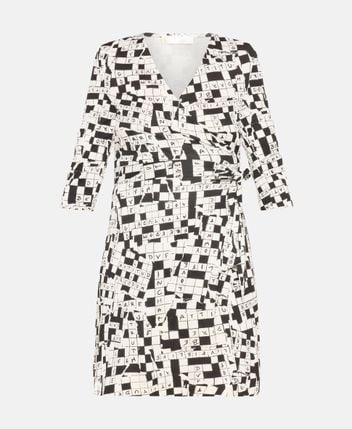 Silk wrap dress