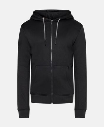 Hooded sweat jacket