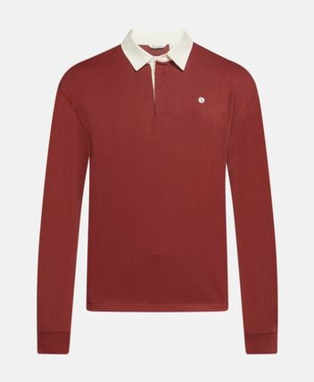 Long-sleeved polo shirt