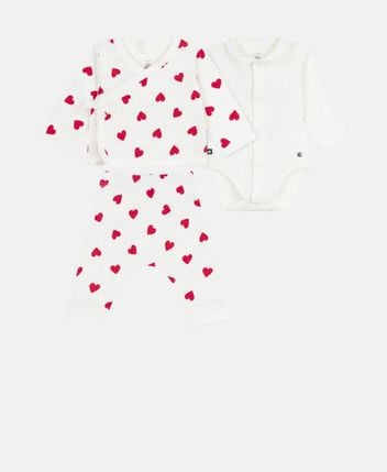 Body, long-sleeved shirt and trousers set