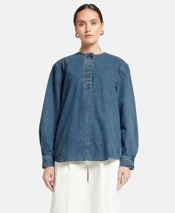 Denim blouse